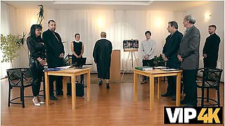 Contempt And Cock In Court With Noah Eden