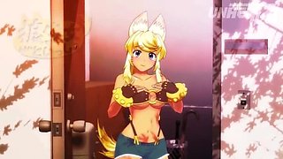 POV Fucking Busty Furry GF - Hot 3D Hentai Animation
