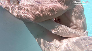 All Natural MILF Julia North Underwater Anal in the Pool