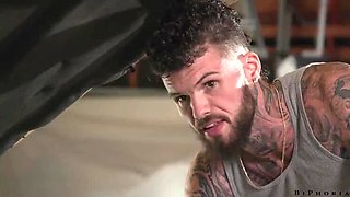 Liv Revamped Bi Threesome with Huge Tits & Massive Cock Flying Scene