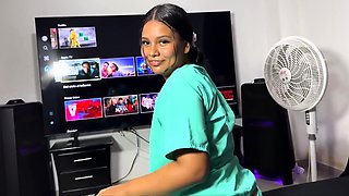 Novia Enfermera Despues Del Trabajo