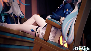 Furina Genshin Impact Compilation 3D Hentai Dragk Animation Aether Neuvillette