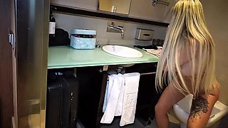 Stepdaughter’s friend fucks me when we’re alone at home with Carla Boom