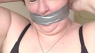 Lacey - Self Gag Fun and Orgasms After Gym Part 2