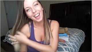 Testing Toys - Vibrating Dildo And Clitoral Sucking Vibrator