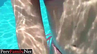 Outdoor Swimming Encounter Turns Awry with My Step-Mom - Full Video on PervFamily.Net