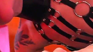 Fangs Out 1: Red Room Cock Biting POV with Mistress Ae & Miss Flora
