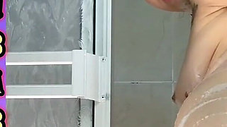 Calibaby9x Soapy Shower Massage Full Body Twerk Towel Fetish