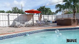 Callie Black's Clinging Desire Turns Poolside into Steamy Heat