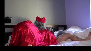 Giant Wolf Lover's Halloween Treat with Red Riding Hood & Andy