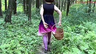 Cheating Mature Wife Sneaks Off to Forest for Wild Fuck with Lover