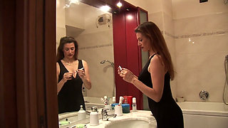 Dirty and hot milf provokes a photographer