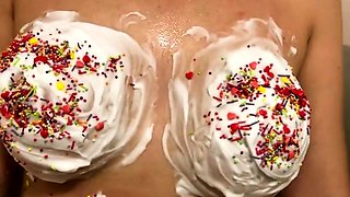 Big Tits German MILF's Easter Treat