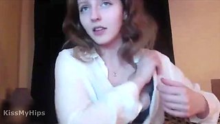 Amateur Girl KissMyHips Livestream Masturbation with Butt Plug & Vibrator to Real Orgasm