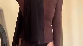 Hijab Hitam Kirim Vid Buat Pacar
