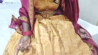 Shy Young Meera’s First Night with Bad Boy Rome – Blowjob & Doggy Style in Tamil