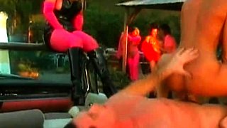 Olivia Ryder Blonde Blowjob Brunette Car Handjob