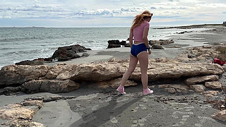 Enjoying Dark Sand Playa, Collecting Shells