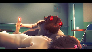 Evangelion Hentai Asuka Fucked in a Hospitals Bed