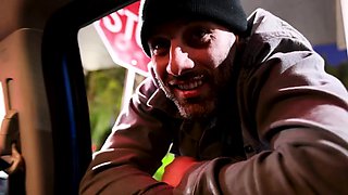 Random dude fucks flashing ATV rider thickums flawless pussy