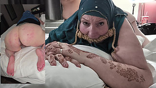 Hijabi Cripple Bum BDSM From Both Angles