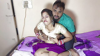 Sexy indian odia housewife and step brother make sex relation in bed room (Desi wife romance and sex)