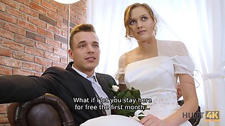 HUNT4K. For money, a mature guy gets the chance to fuck a beautiful bride