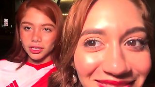 German Redhead Teen fuck outdoor with older men