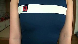 Asian japanese amateur has deep throat