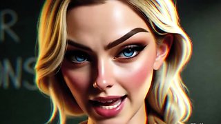 Sexy blonde Taylor Whyte in 3D audio POV clos